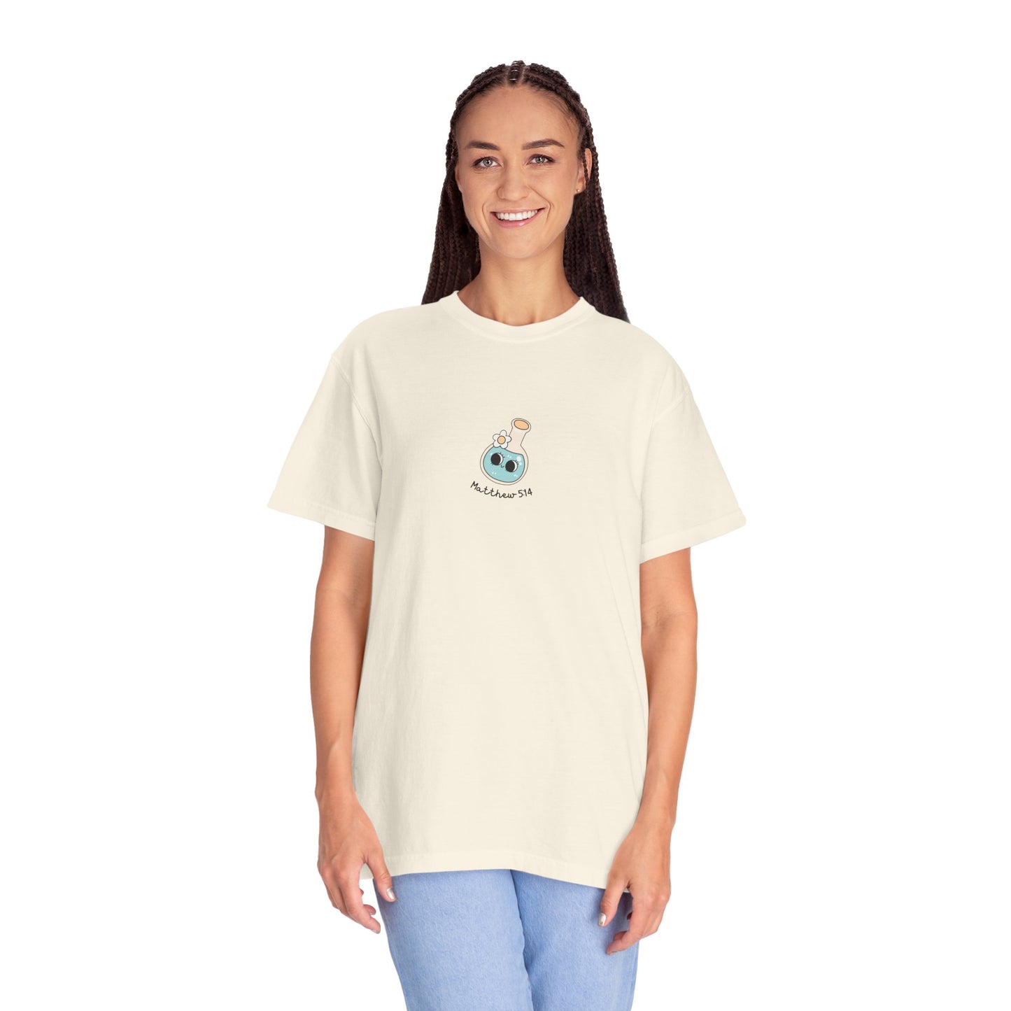 Back to School “Light of the World” Comfort Colors® Tee – Women’s Fit, Chistian Tee, Casual Outfit