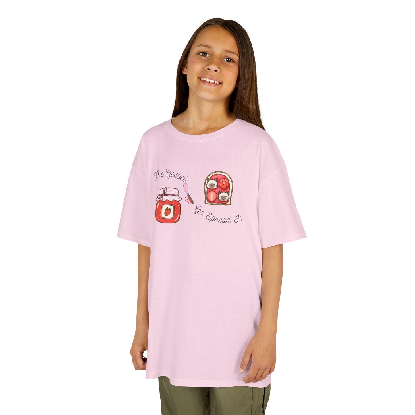 The Gospel – Go Spread It Christian Tee - Fun Kids Tee for Back to School, Gift for Birthday, Children's Fashion, Cute Graphic Shirt, Christian Apparel, Everyday Wear