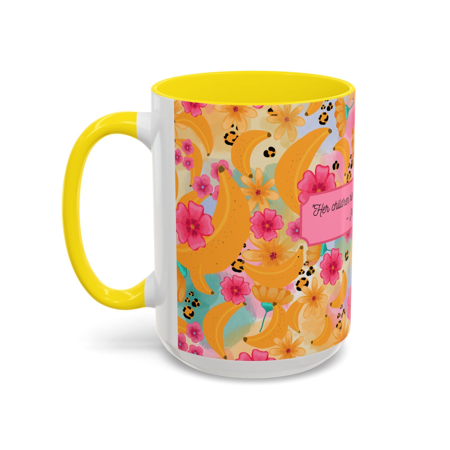 Banana Chiquita Coffee Mug – Proverbs 31:28