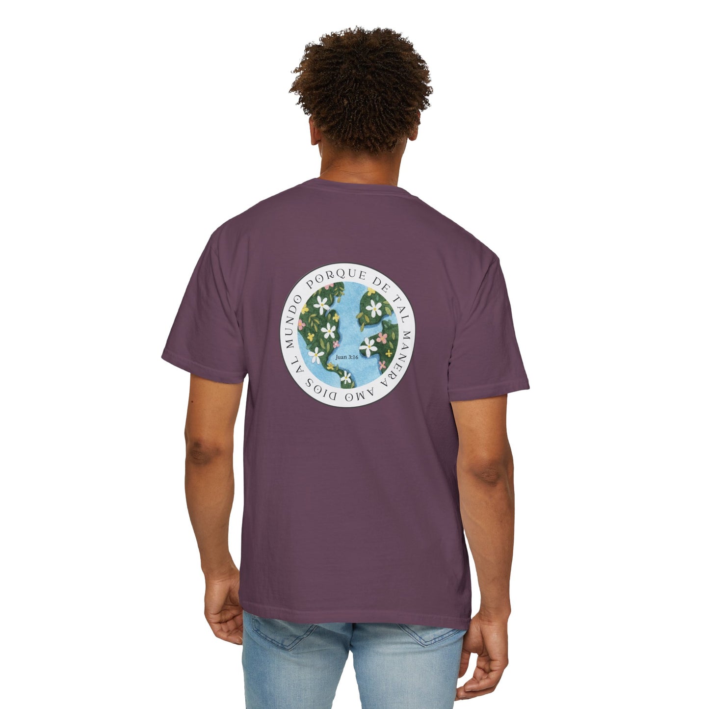 Christian T-Shirt – “For God So Loved the World” Scripture Tee John 3:16