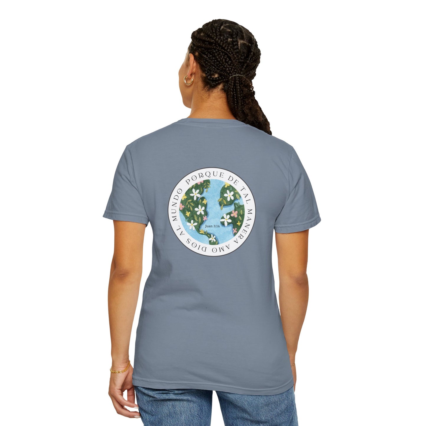 Christian T-Shirt – “For God So Loved the World” Scripture Tee John 3:16