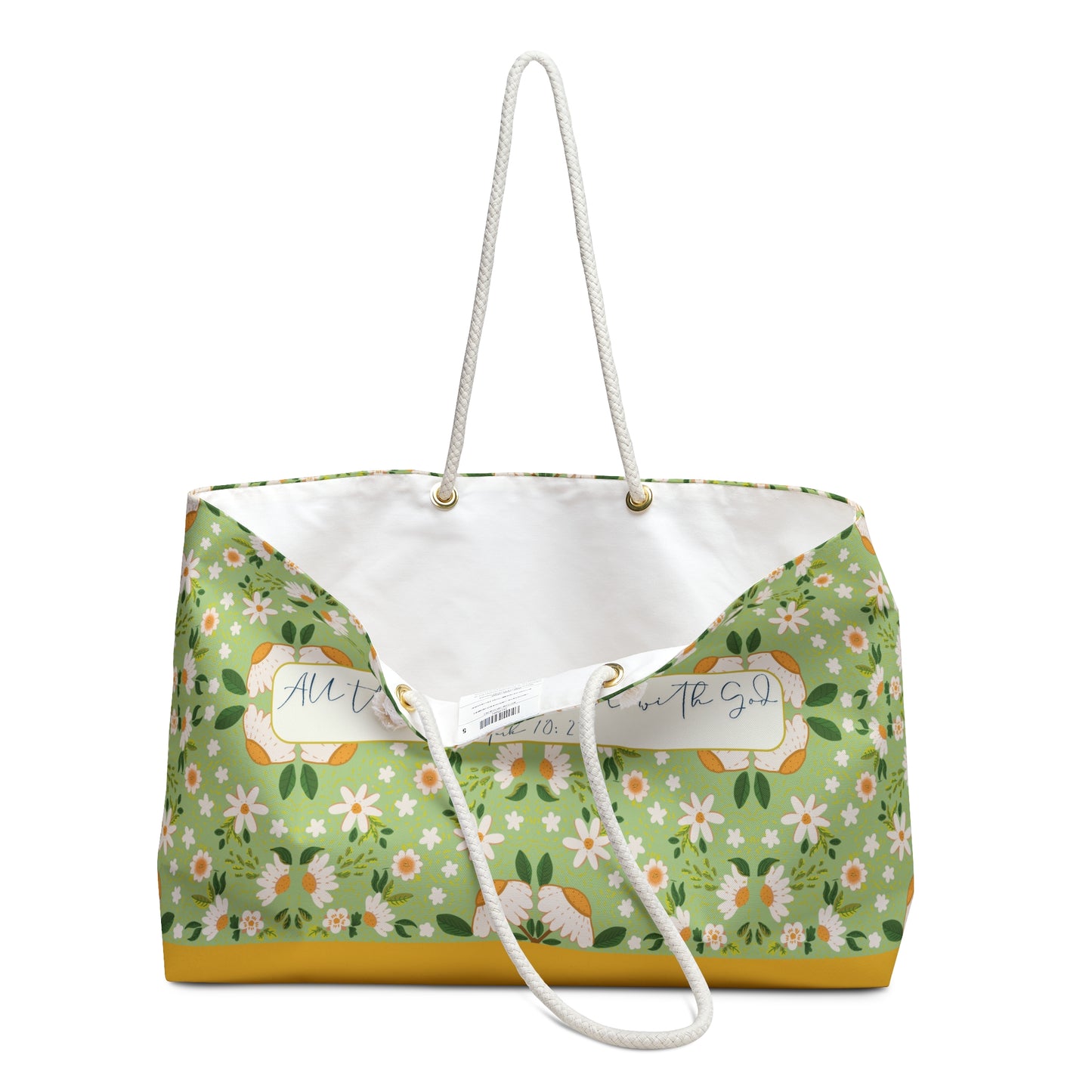 Floral Print Weekender Bag – Perfect for Travel & Getaways