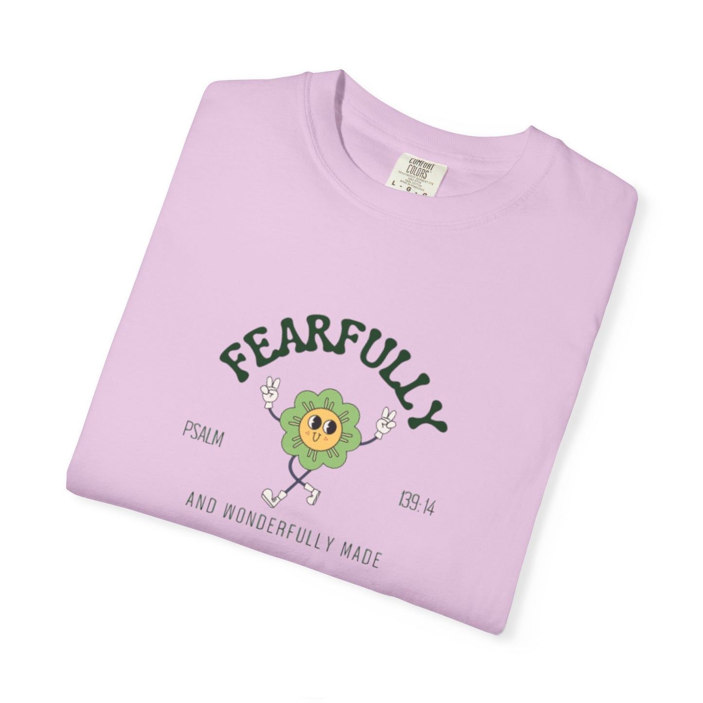 "Fearfully & Wonderfully Made" Faith T-Shirt - Psalm 139:14 Inspirational Tee for Christian Women
