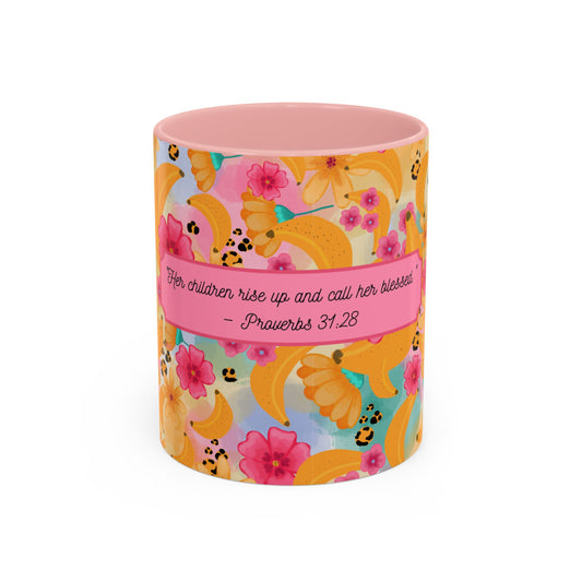 Banana Chiquita Coffee Mug – Proverbs 31:28