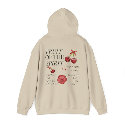 Fruit of the Spirit Hoodie – Christian Hoodie | Galatians 5:22 Bible Verse, Faith Apparel, Inspirational Gift, Cozy Fashion, Spiritual Hoodie