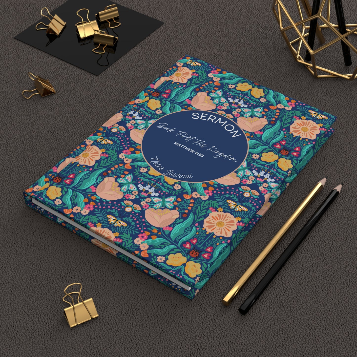 Prayer Journal Seek First His Kingdom Matthew 6:33 Gifts for Mom
