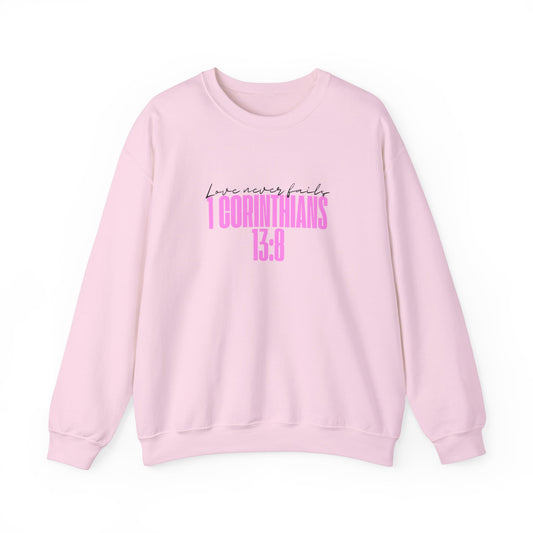 Love Never Fails™ Crewneck Sweatshirt
