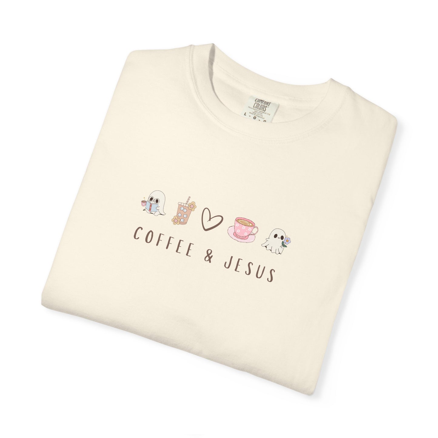 Limited Edition Coffee & Jesus Tee – Faith & Flow Fall Collection
