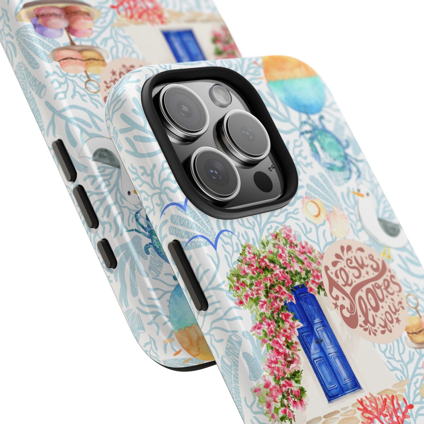 Coastal Girl “Jesus Loves Me” Phone Case | Christian Case for iPhone & Samsung