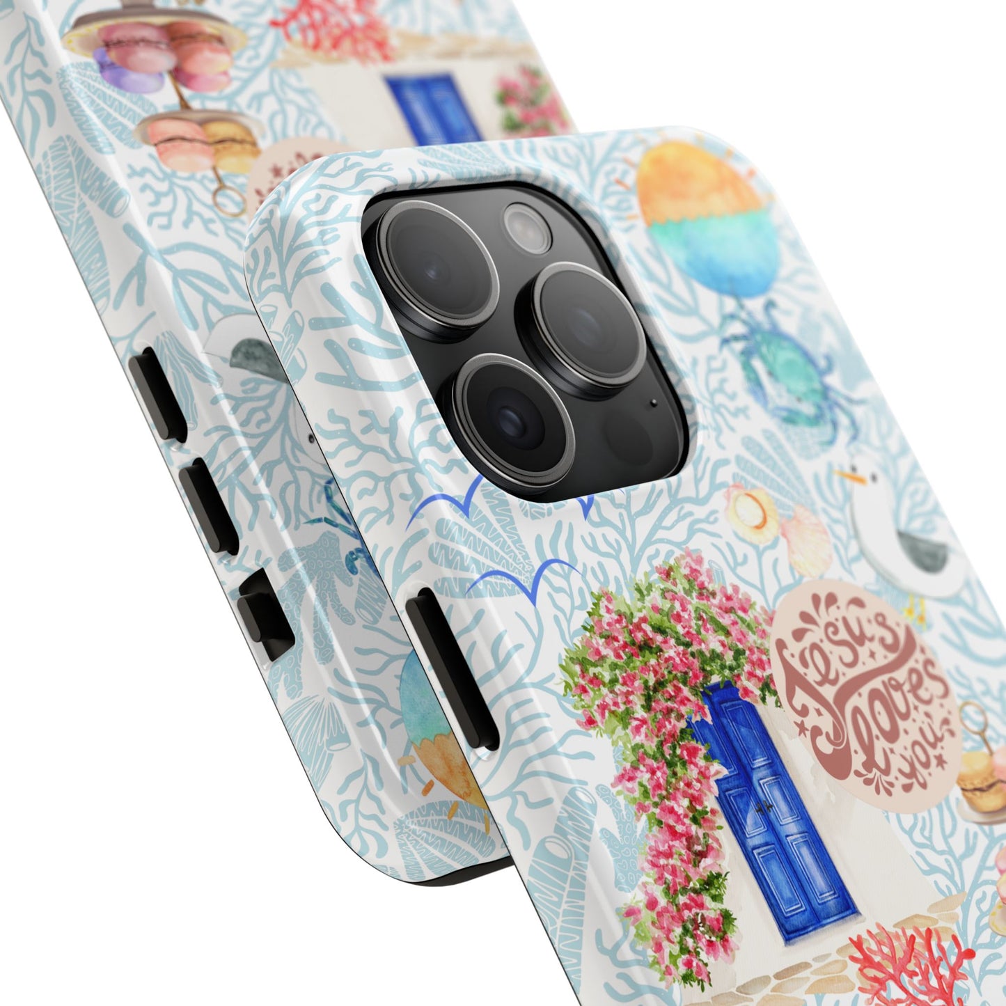 Coastal Girl “Jesus Loves Me” Phone Case | Christian Case for iPhone & Samsung