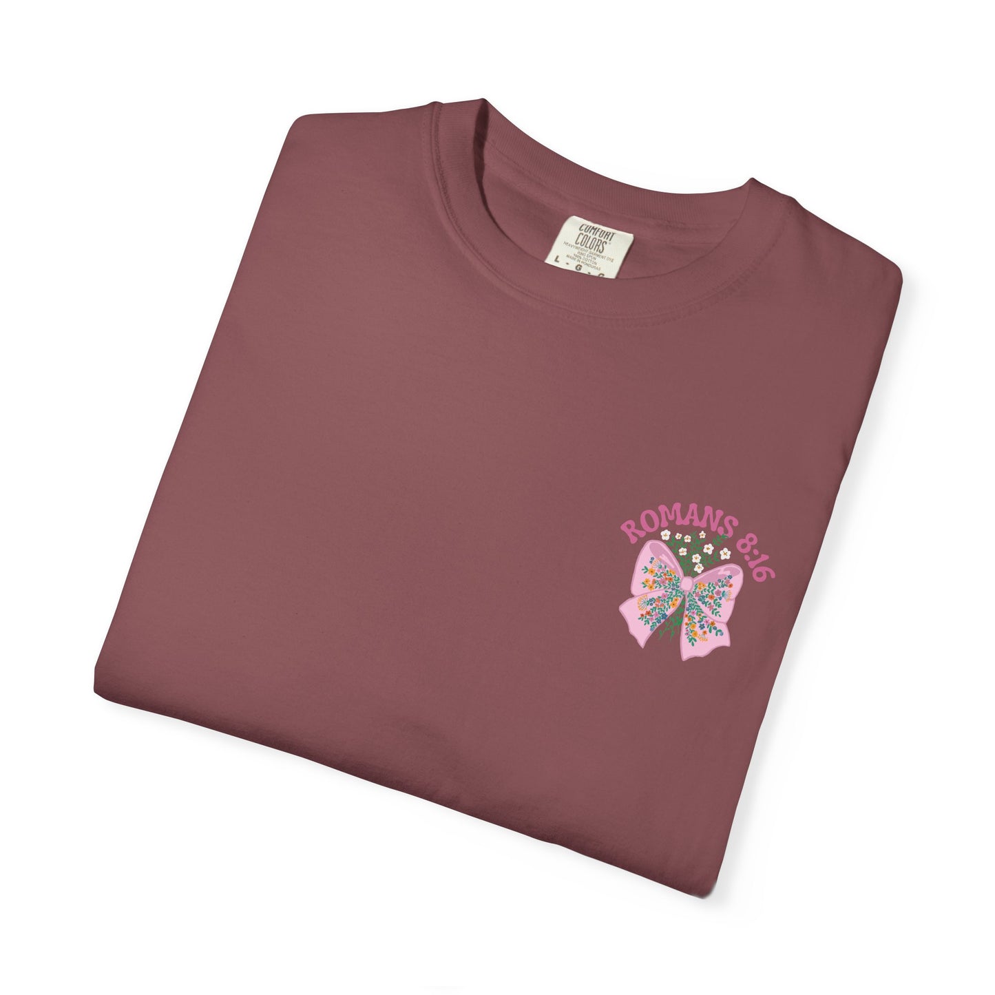 Child of God Women’s Christian T-Shirt – Romans 8:16 Bible Verse Tee