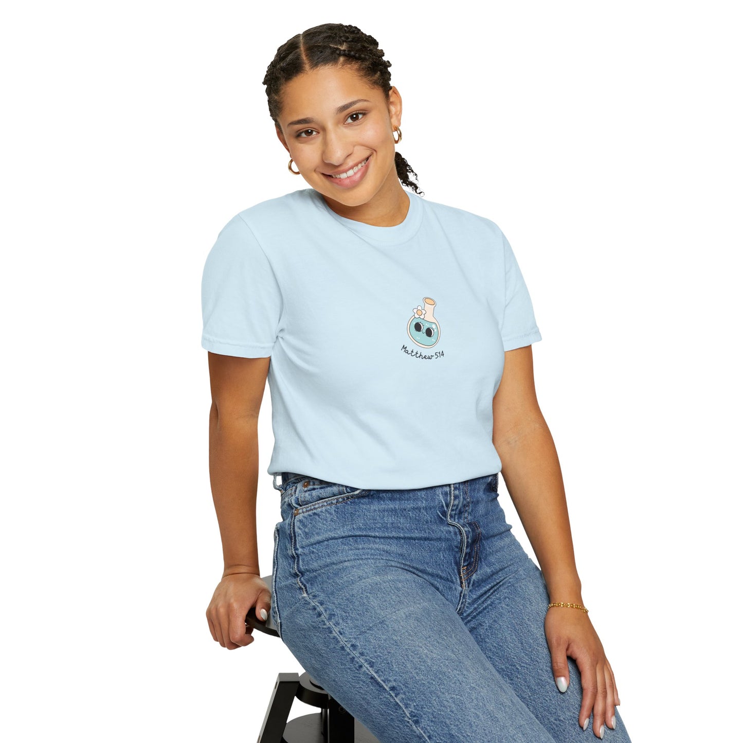 Back to School “Light of the World” Comfort Colors® Tee – Women’s Fit, Chistian Tee, Casual Outfit