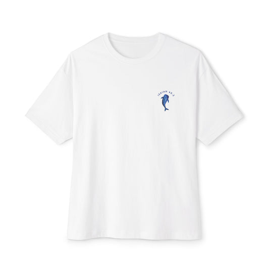 Christian Men’s Oversized Tee | Walk Through Deep Waters Isaiah 43:2