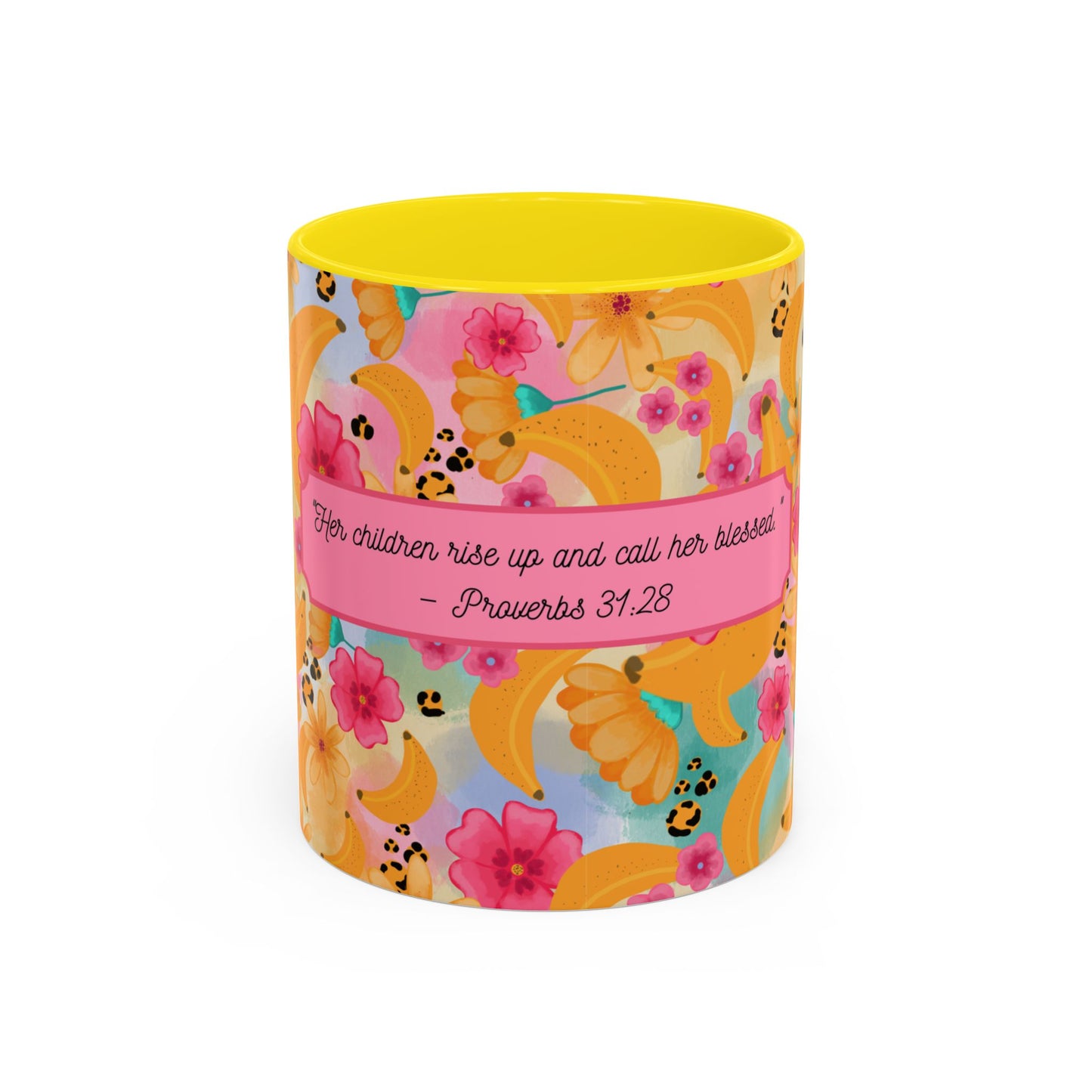 Banana Chiquita Coffee Mug – Proverbs 31:28