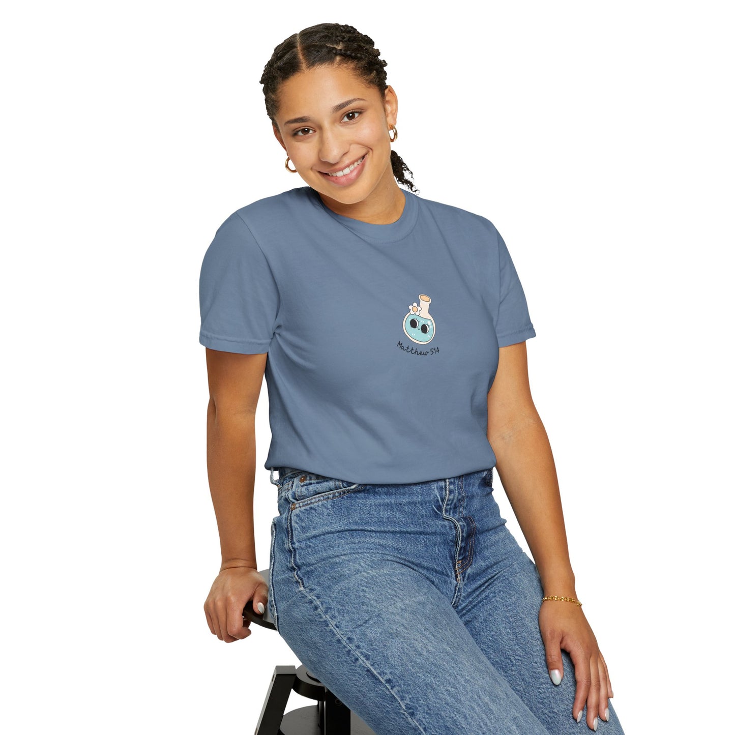 Back to School “Light of the World” Comfort Colors® Tee – Women’s Fit, Chistian Tee, Casual Outfit