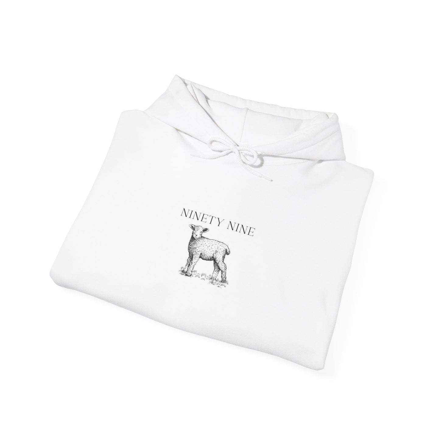 Christian Sheep Hoodie with Matthew 18:10β14 Bible Verse