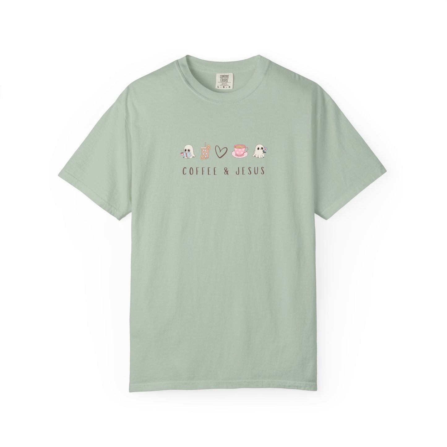 Limited Edition Coffee & Jesus Tee – Faith & Flow Fall Collection