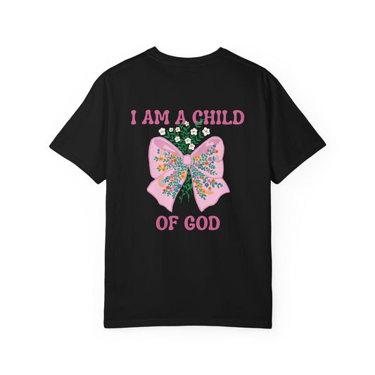 Child of God Women’s Christian T-Shirt – Romans 8:16 Bible Verse Tee