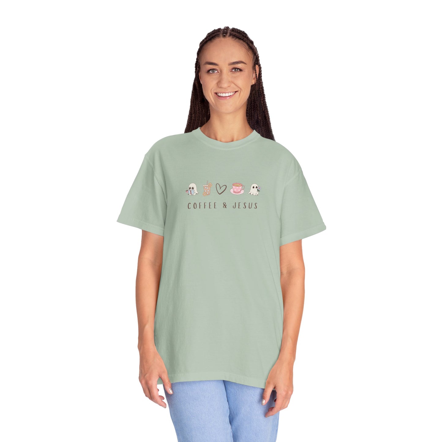 Limited Edition Coffee & Jesus Tee – Faith & Flow Fall Collection