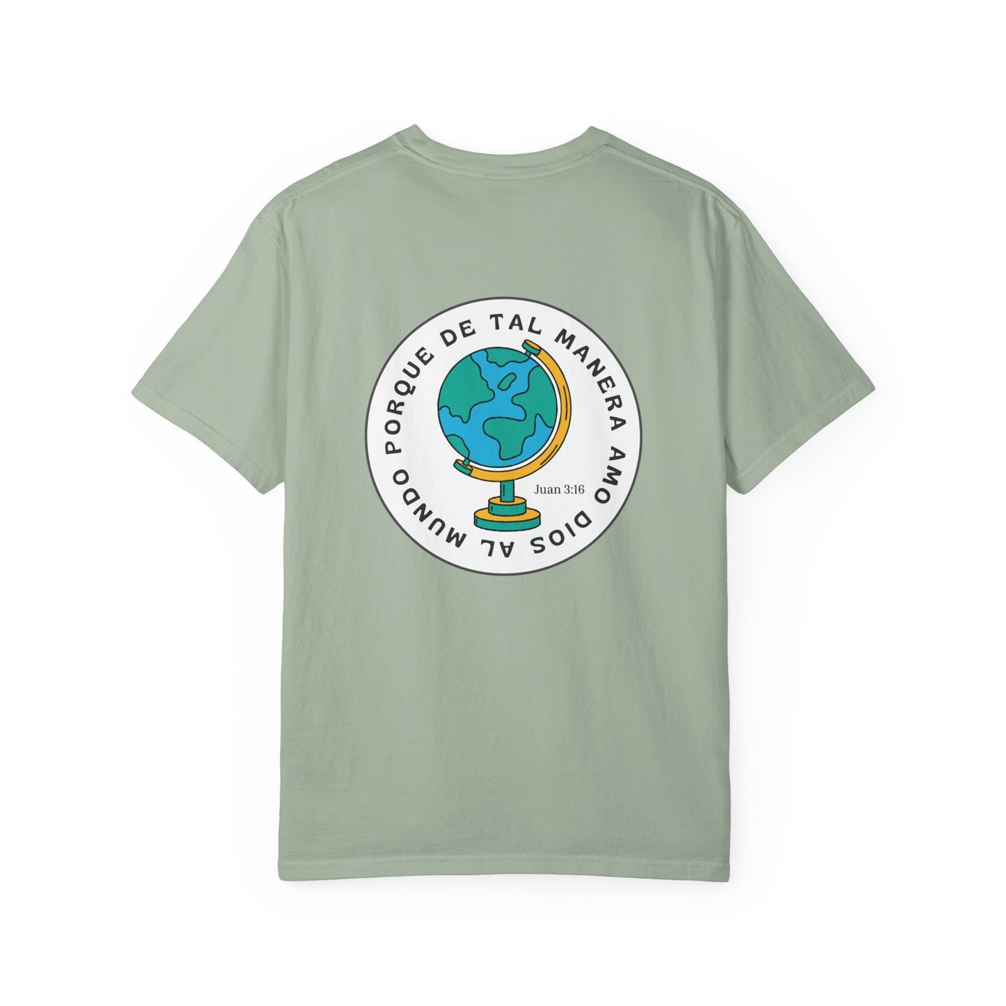 Christian Faith T-Shirt – “Porque de tal manera amó Dios al mundo” – Inspirational Scripture Tee