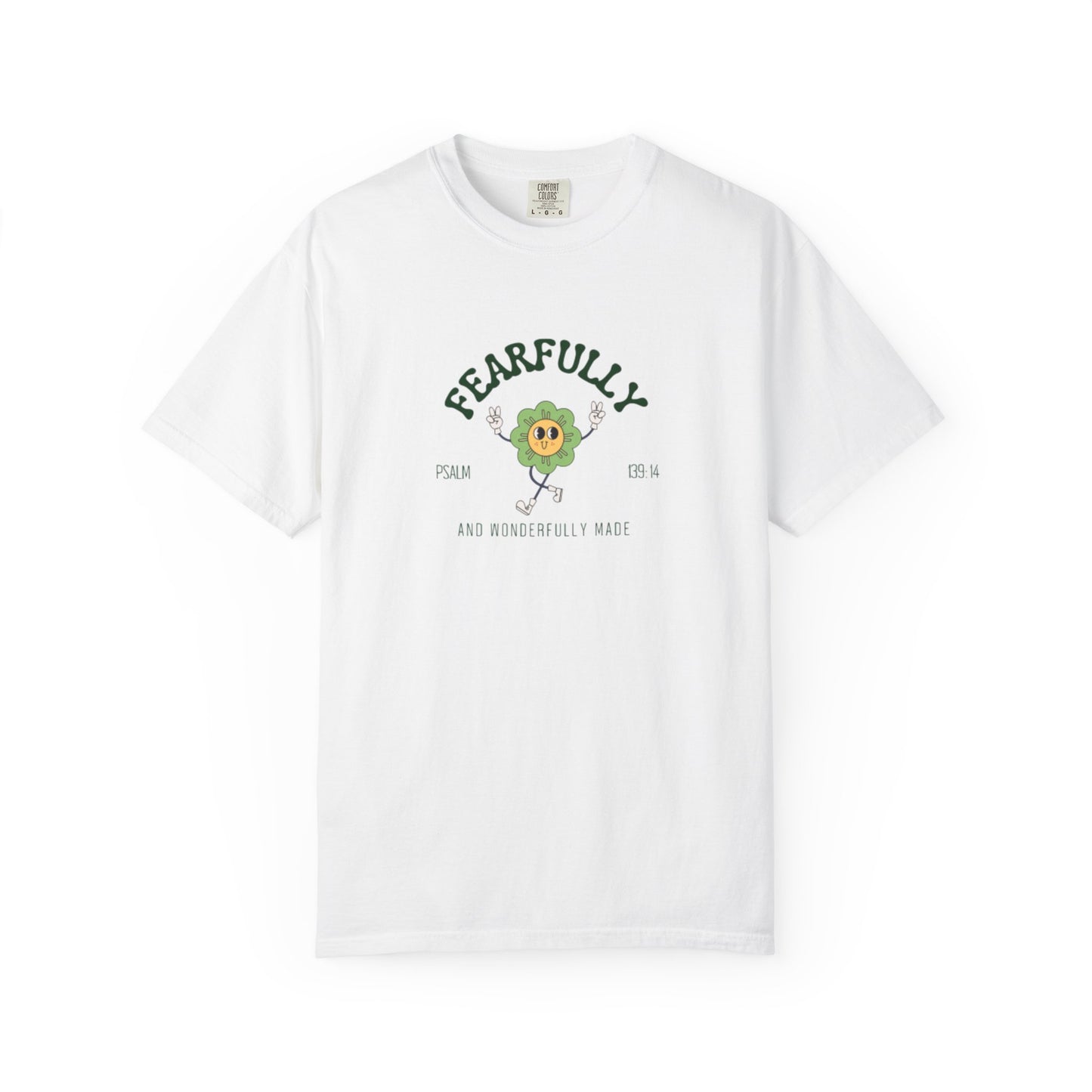 "Fearfully & Wonderfully Made" Faith T-Shirt - Psalm 139:14 Inspirational Tee for Christian Women