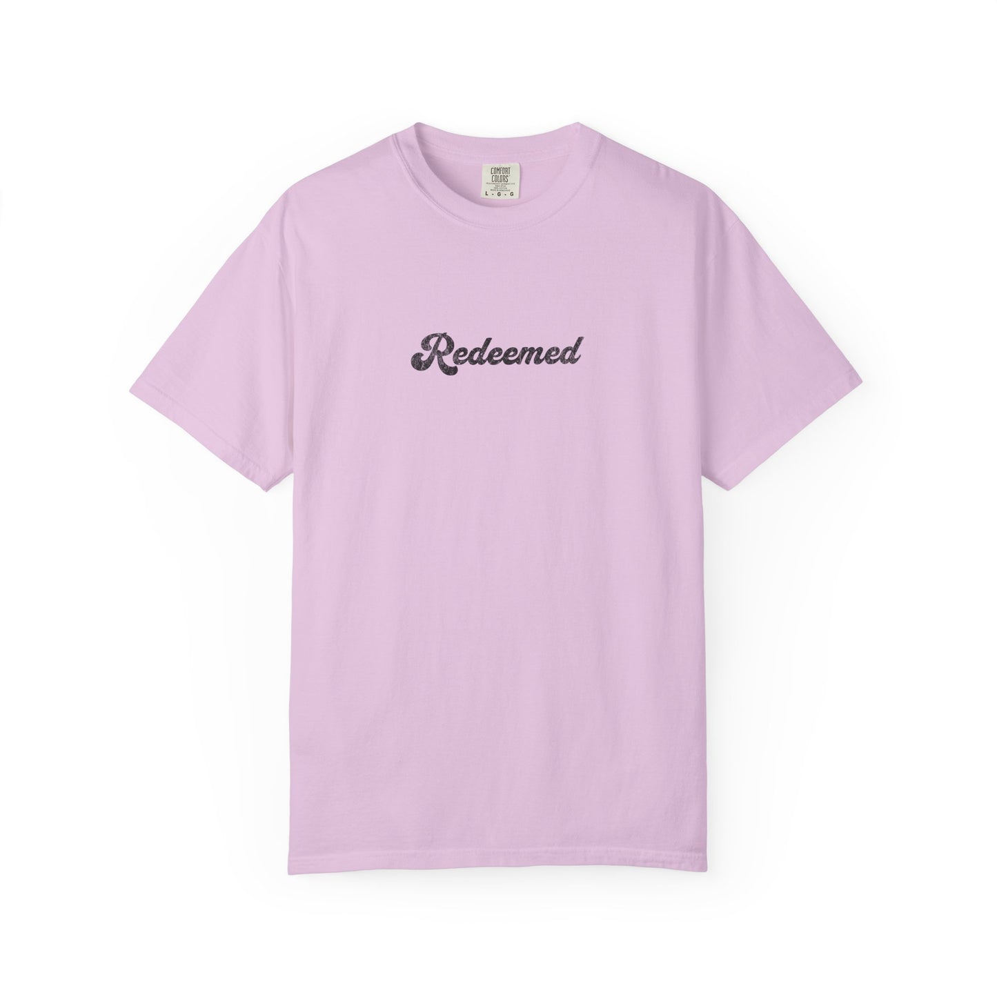 Redeemed Graphic T-shirt for Self-Expression, Spiritual Apparel, Casual Wear, Gift for Friends, Inspirational Daily Wear