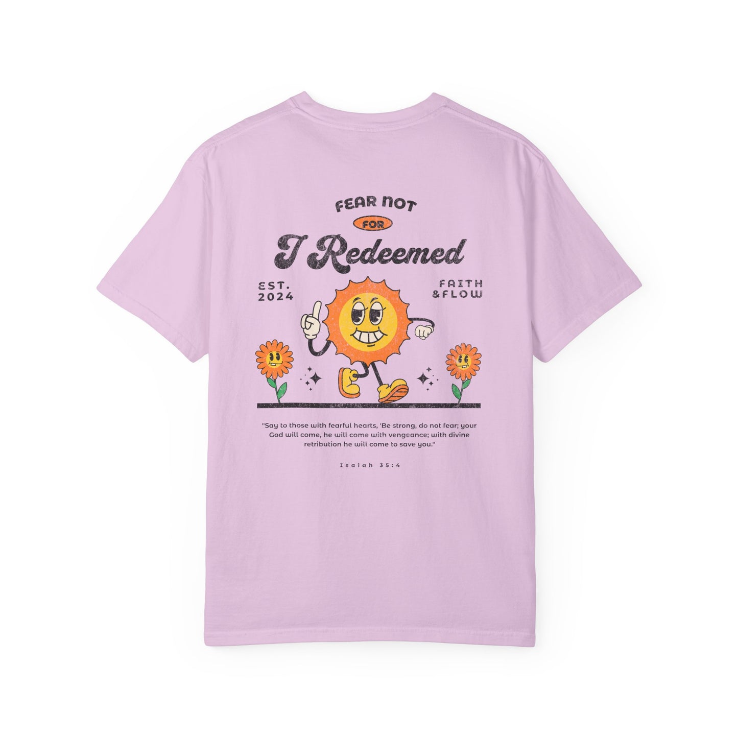 Redeemed Graphic T-shirt for Self-Expression, Spiritual Apparel, Casual Wear, Gift for Friends, Inspirational Daily Wear