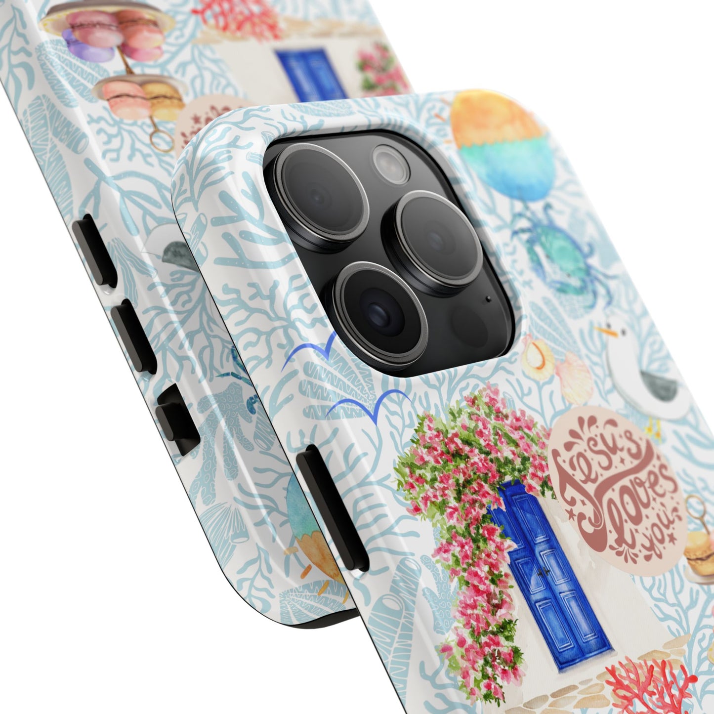 Coastal Girl “Jesus Loves Me” Phone Case | Christian Case for iPhone & Samsung