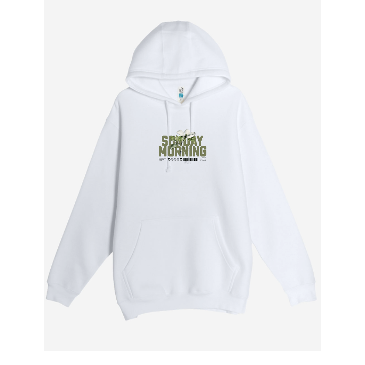 Sunday Morning Women's Hoodie | Christian Worship Hoodie | Premium Pullover Faith Apparel | Cozy Church Hoodie | Faith & Flow