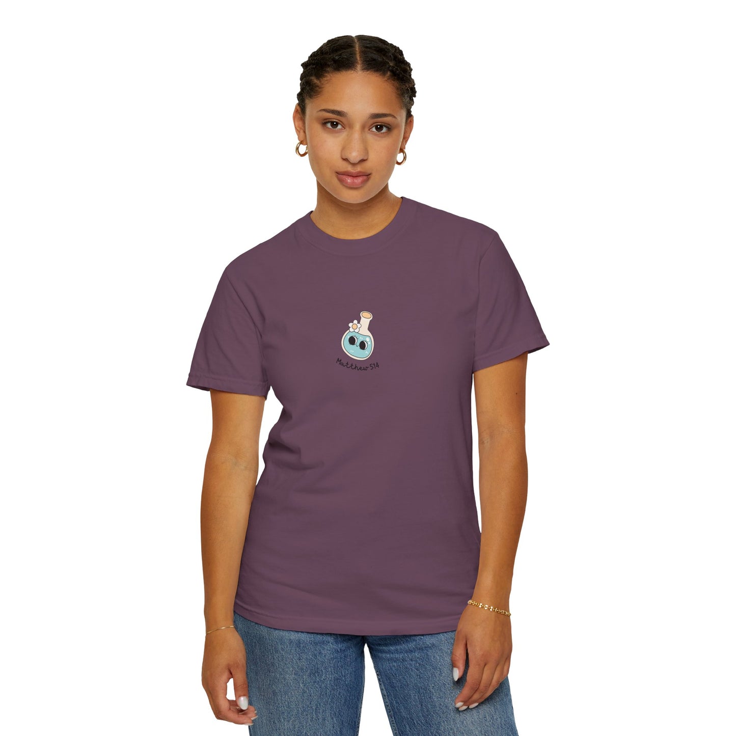 Back to School “Light of the World” Comfort Colors® Tee – Women’s Fit, Chistian Tee, Casual Outfit