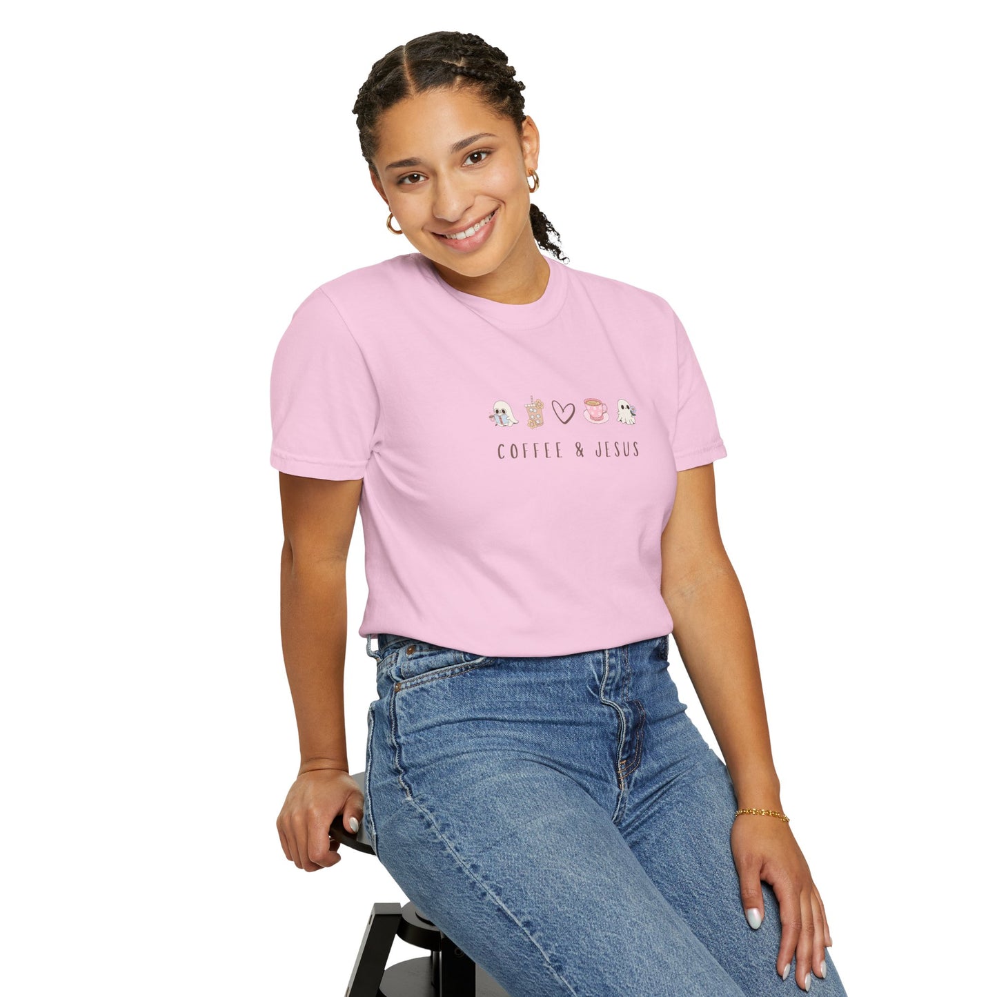 Limited Edition Coffee & Jesus Tee – Faith & Flow Fall Collection