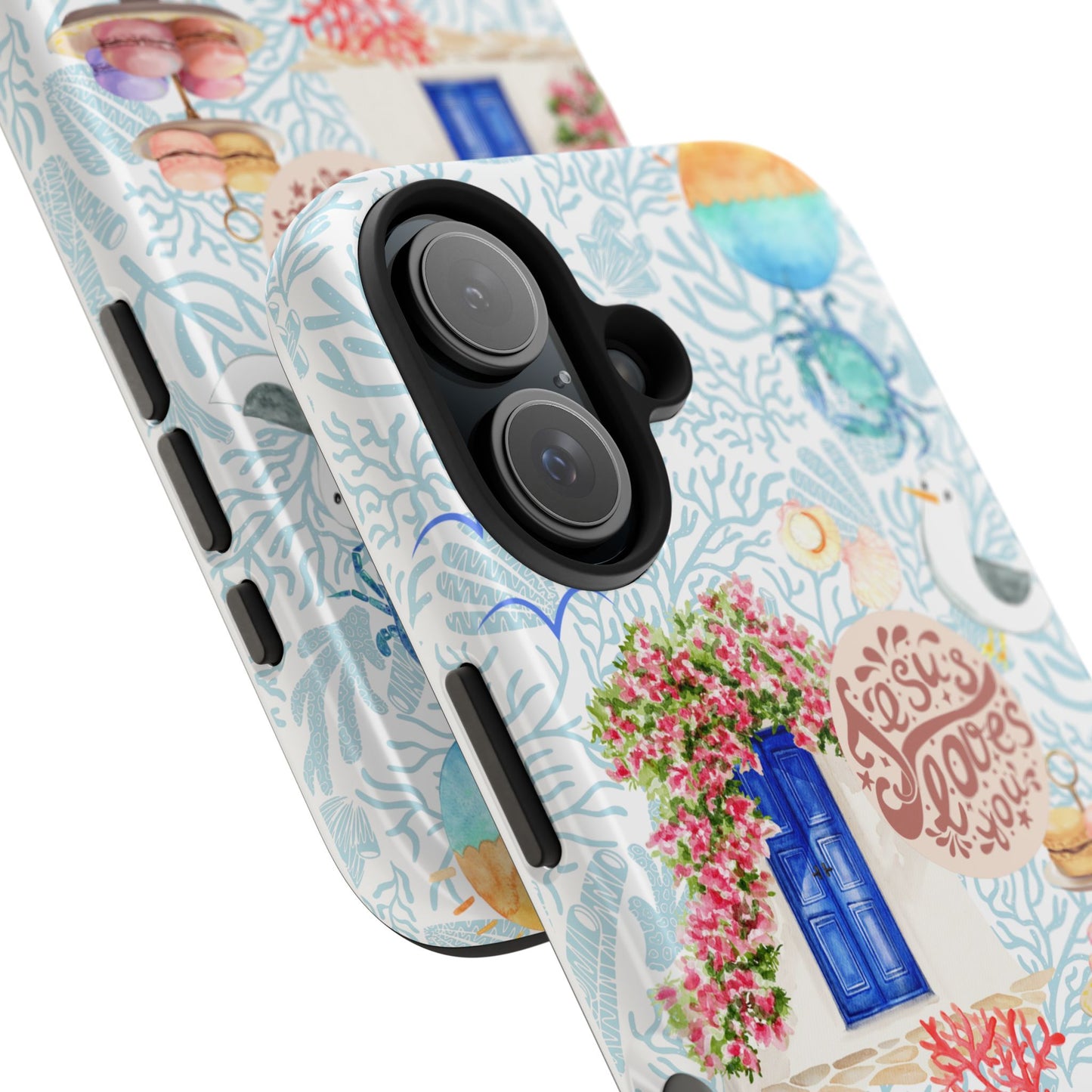 Coastal Girl “Jesus Loves Me” Phone Case | Christian Case for iPhone & Samsung