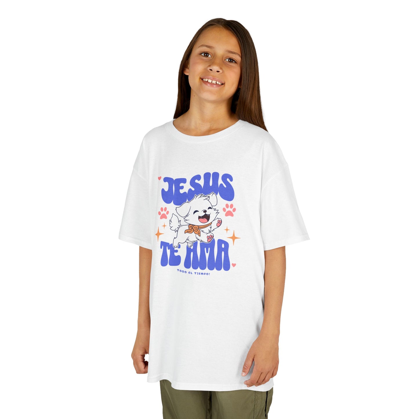 Jesus Te Ama Kids' Christian T-Shirt for Girls | Cute Kids T-Shirt | Boys Girls Apparel | Faith-Based Gift | Religious Children Clothing