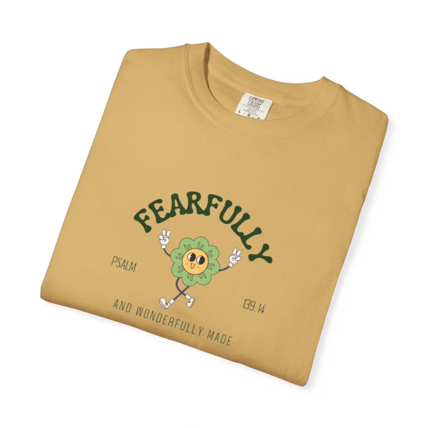 "Fearfully & Wonderfully Made" Faith T-Shirt - Psalm 139:14 Inspirational Tee for Christian Women
