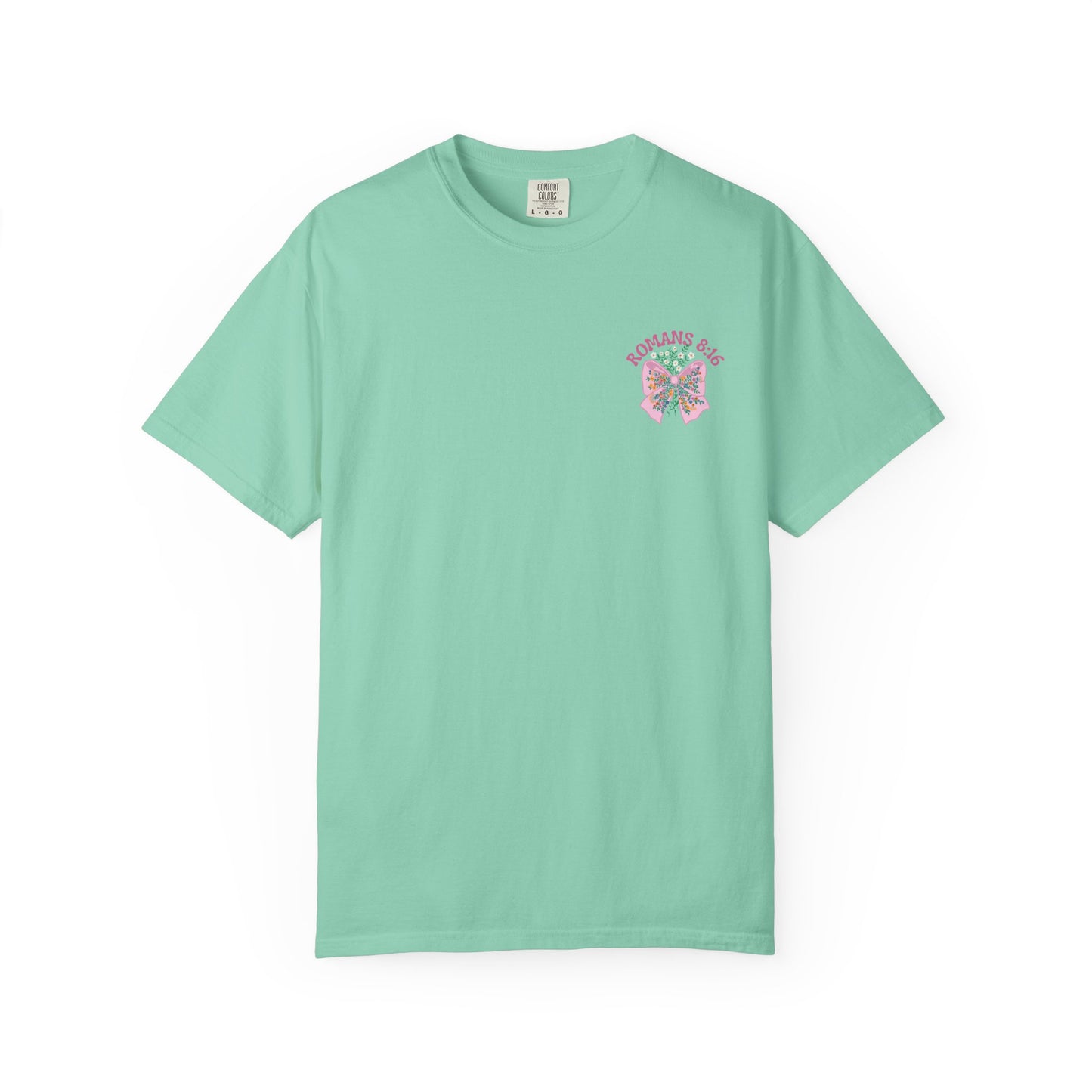 Child of God Women’s Christian T-Shirt – Romans 8:16 Bible Verse Tee