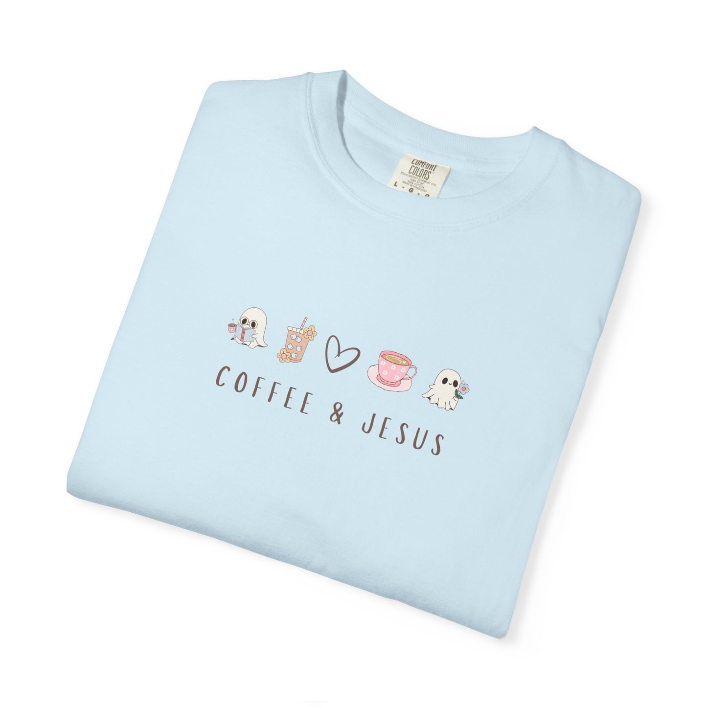 Limited Edition Coffee & Jesus Tee – Faith & Flow Fall Collection