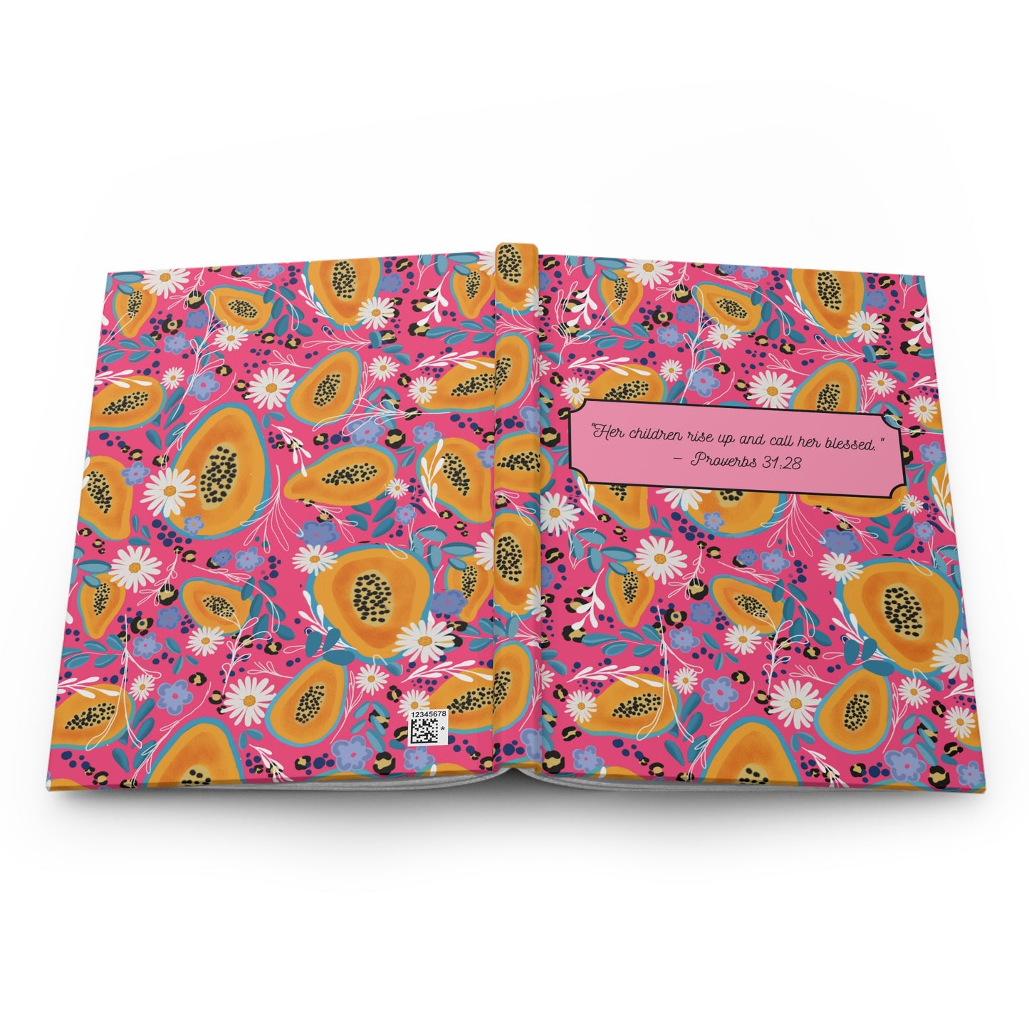 Inspirational Floral Hardcover Journal - Proverbs 31:28 | Thoughtful Gift for Moms and Women