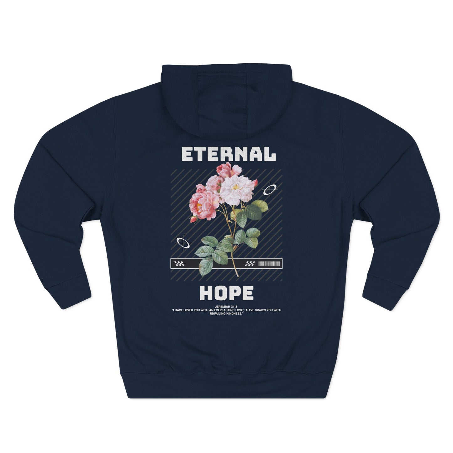 Eternal Hope Christian Hoodie - Jeremiah 31:3 Faith Apparel for Women - Inspirational Sweatshirt Gift