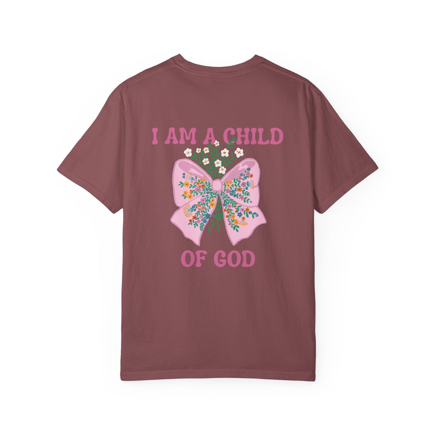Child of God Women’s Christian T-Shirt – Romans 8:16 Bible Verse Tee