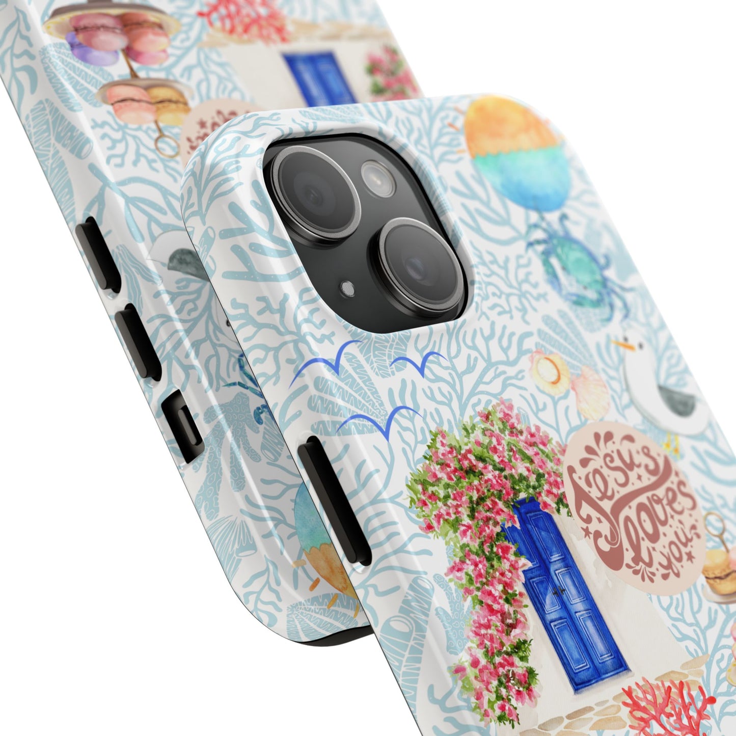 Coastal Girl “Jesus Loves Me” Phone Case | Christian Case for iPhone & Samsung