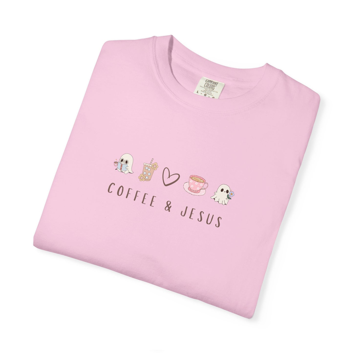 Limited Edition Coffee & Jesus Tee – Faith & Flow Fall Collection