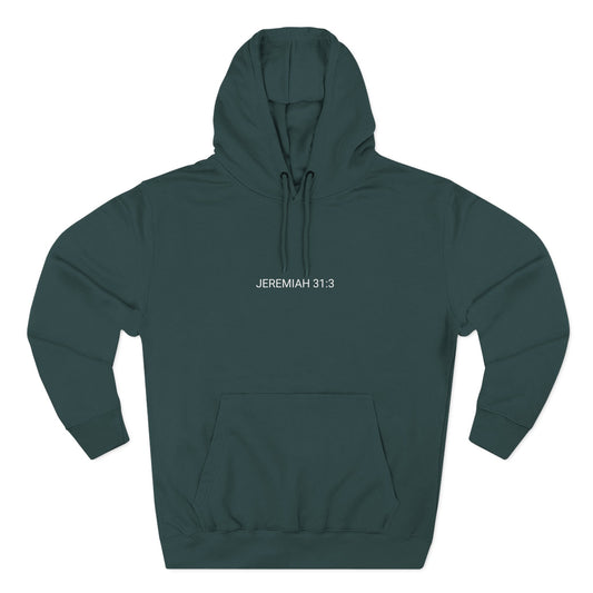 Eternal Hope Christian Hoodie - Jeremiah 31:3 Faith Apparel for Women - Inspirational Sweatshirt Gift