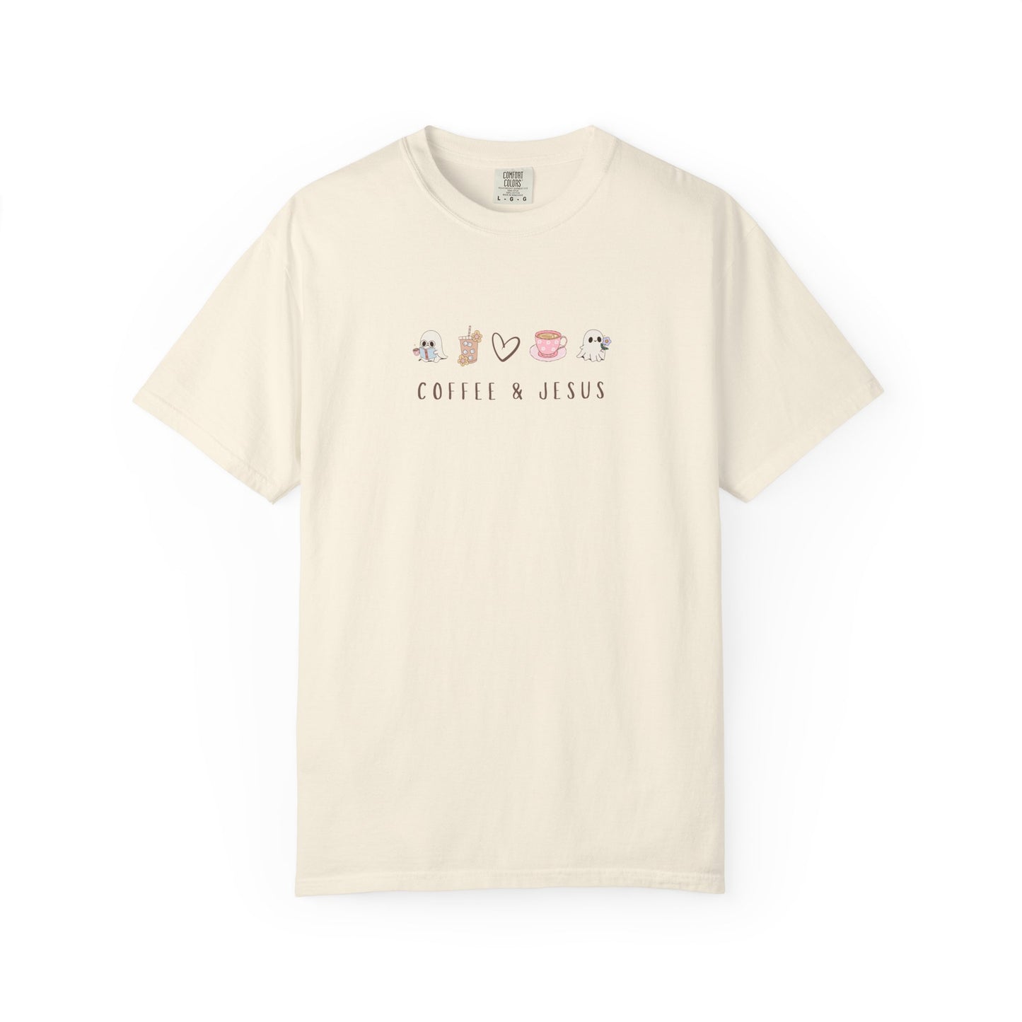 Limited Edition Coffee & Jesus Tee – Faith & Flow Fall Collection