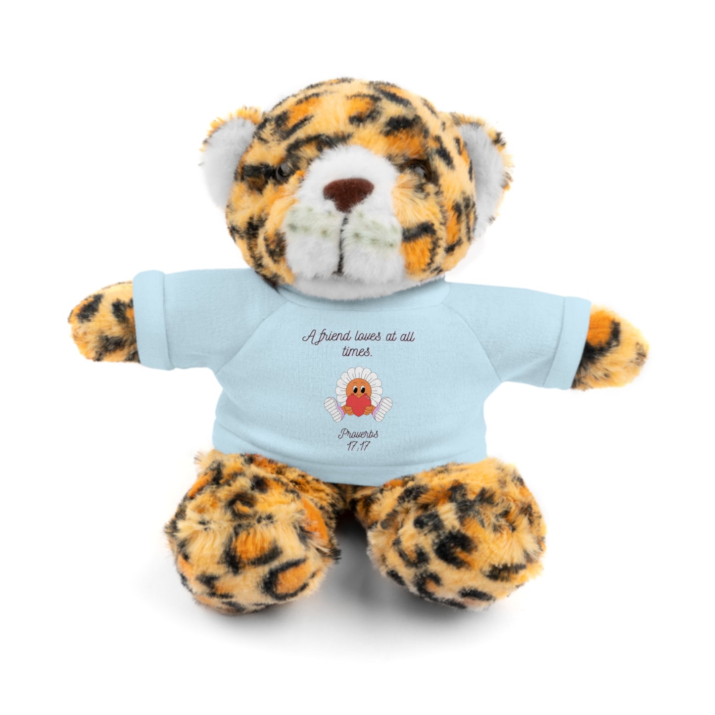 Christian Plushie – Proverbs 17:17 Friendship & Faith Gift Christian Stuffed Animal  Love Gift