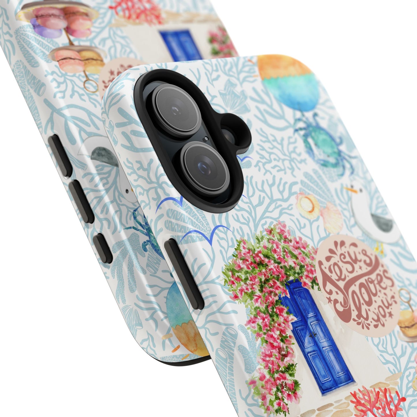 Coastal Girl “Jesus Loves Me” Phone Case | Christian Case for iPhone & Samsung