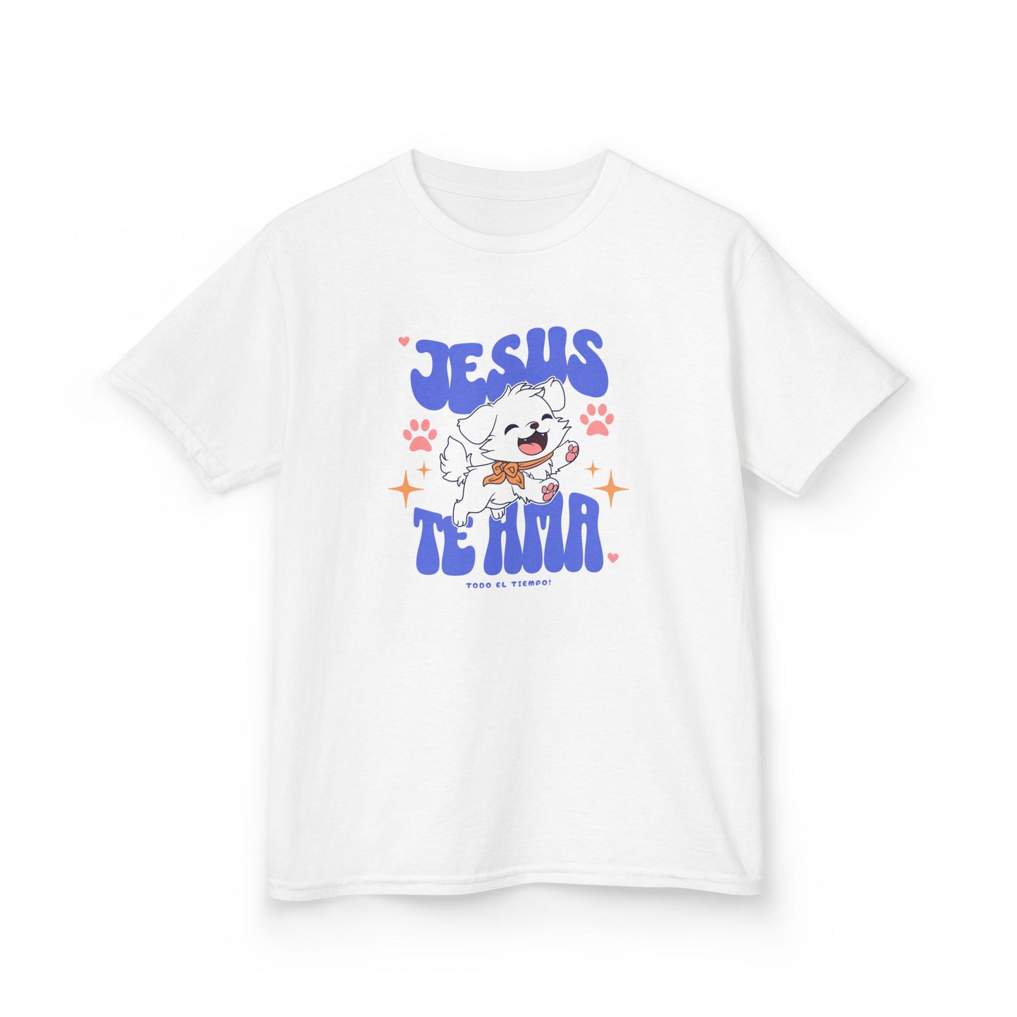 Jesus Te Ama Kids' Christian T-Shirt for Girls | Cute Kids T-Shirt | Boys Girls Apparel | Faith-Based Gift | Religious Children Clothing