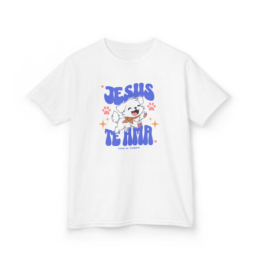 Jesus Te Ama Kids' Christian T-Shirt for Girls | Cute Kids T-Shirt | Boys Girls Apparel | Faith-Based Gift | Religious Children Clothing