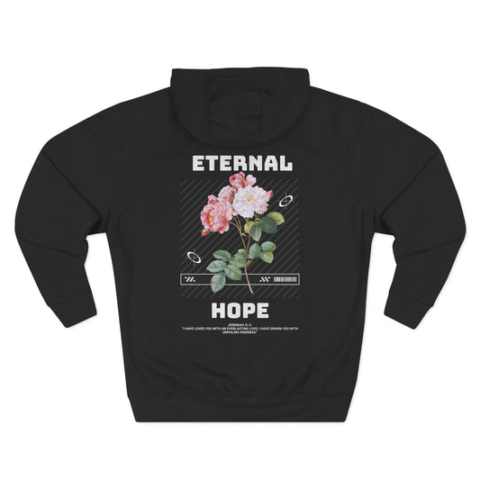 Eternal Hope Christian Hoodie - Jeremiah 31:3 Faith Apparel for Women - Inspirational Sweatshirt Gift