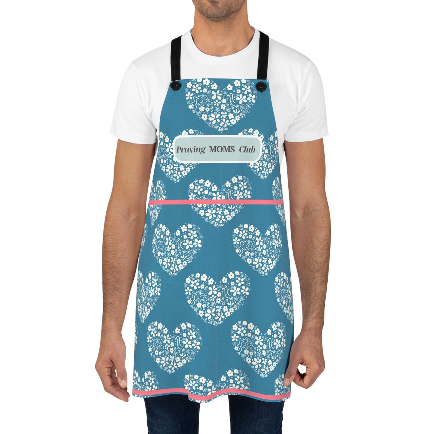 Heart Patterned Apron - Perfect for Praying MOMS Club Members