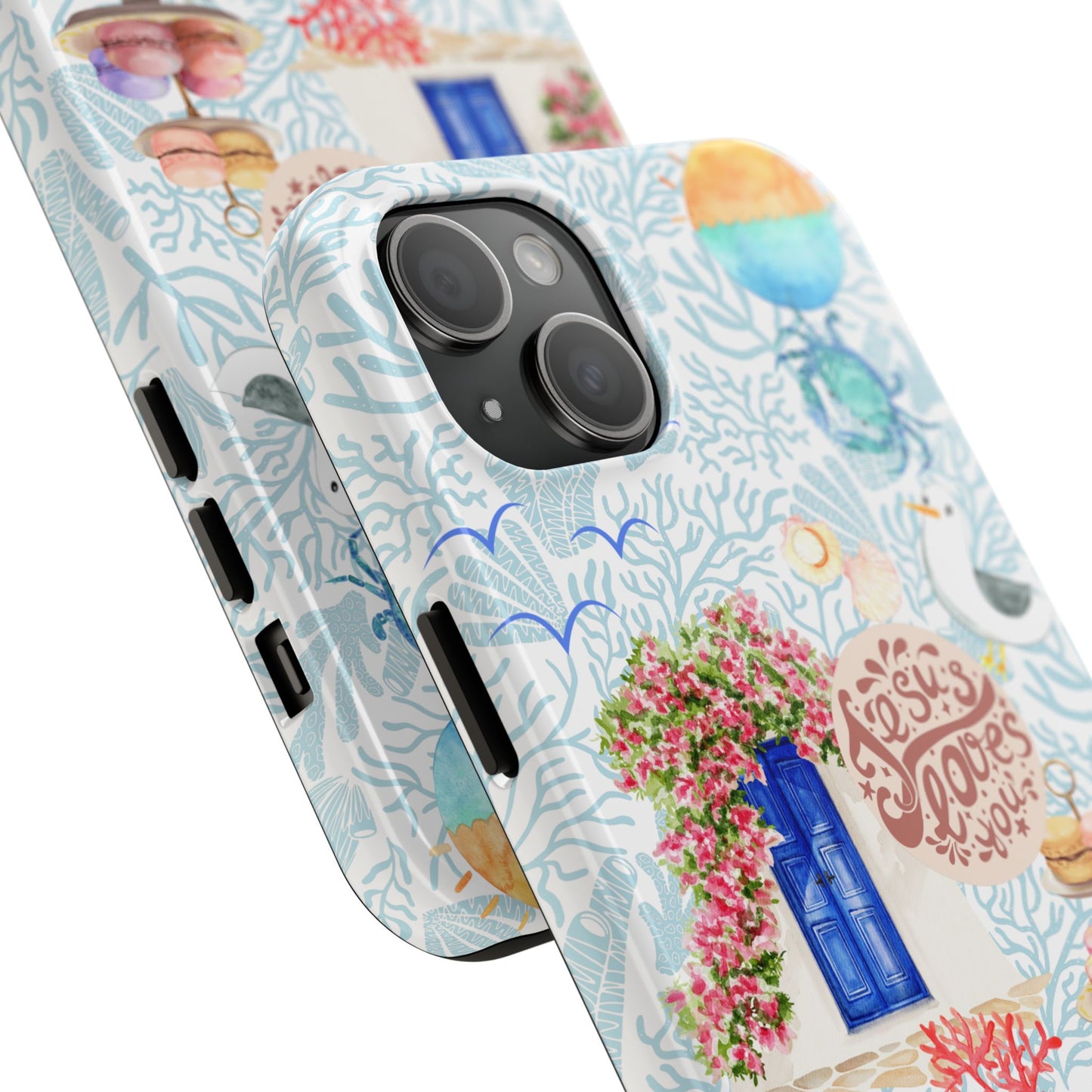 Coastal Girl “Jesus Loves Me” Phone Case | Christian Case for iPhone & Samsung